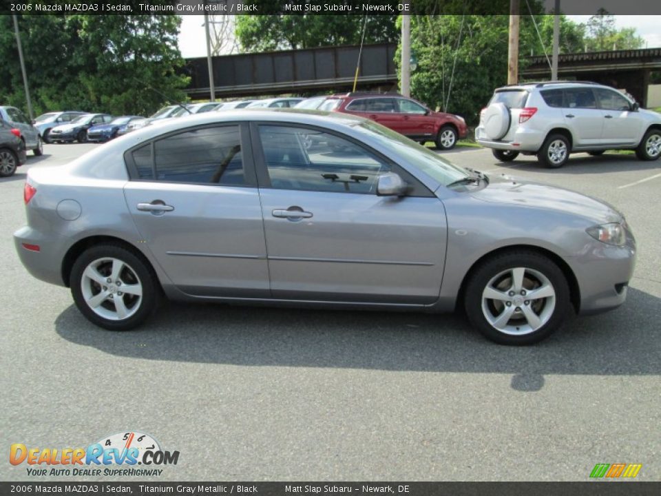 2006 Mazda MAZDA3 i Sedan Titanium Gray Metallic / Black Photo #5