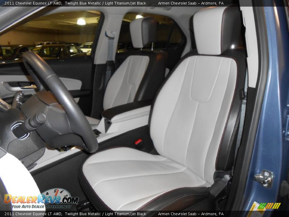 2011 Chevrolet Equinox LT AWD Twilight Blue Metallic / Light Titanium/Jet Black Photo #11
