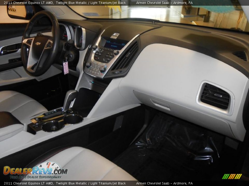2011 Chevrolet Equinox LT AWD Twilight Blue Metallic / Light Titanium/Jet Black Photo #12