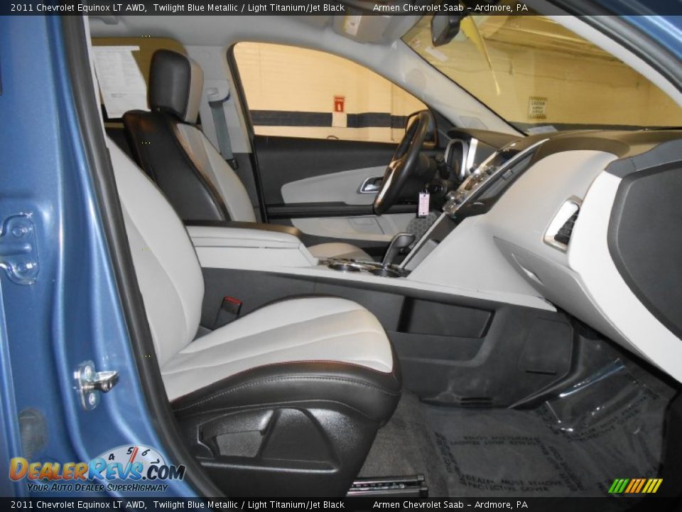 2011 Chevrolet Equinox LT AWD Twilight Blue Metallic / Light Titanium/Jet Black Photo #13
