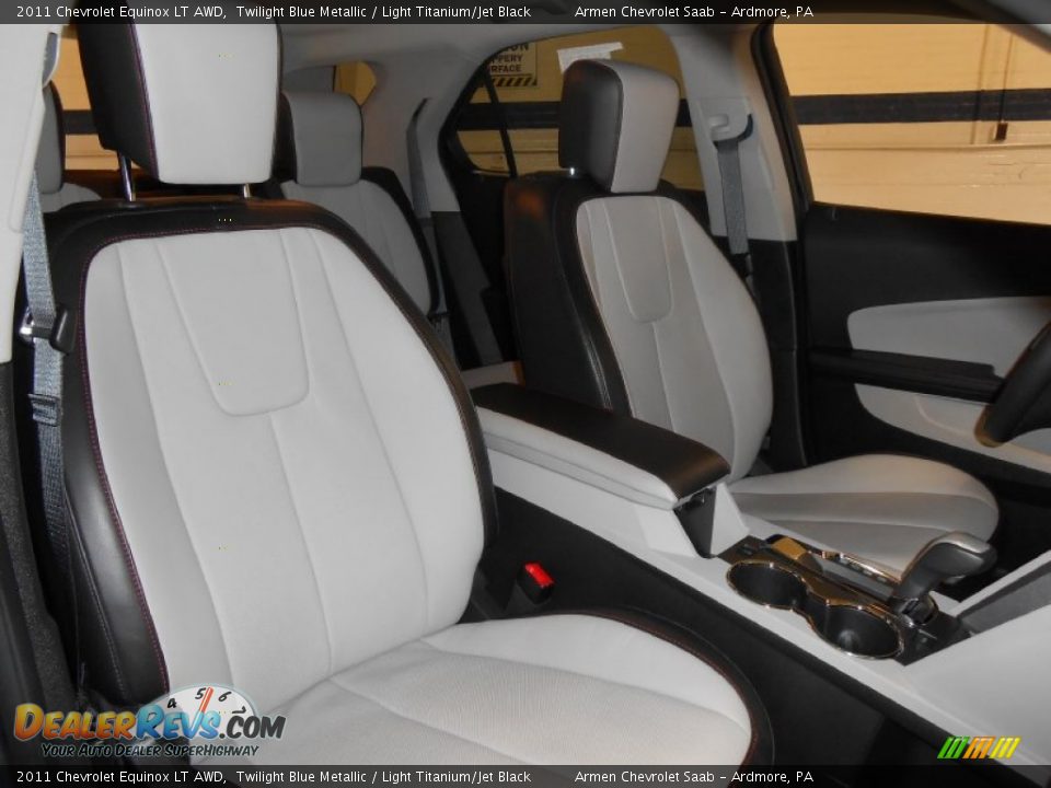 2011 Chevrolet Equinox LT AWD Twilight Blue Metallic / Light Titanium/Jet Black Photo #14