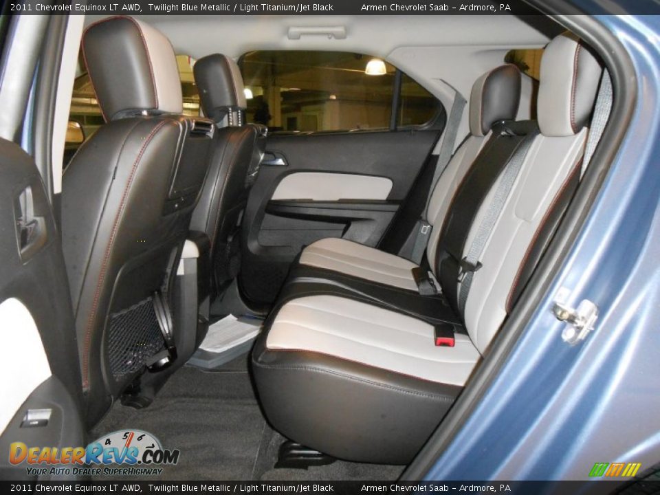 2011 Chevrolet Equinox LT AWD Twilight Blue Metallic / Light Titanium/Jet Black Photo #17