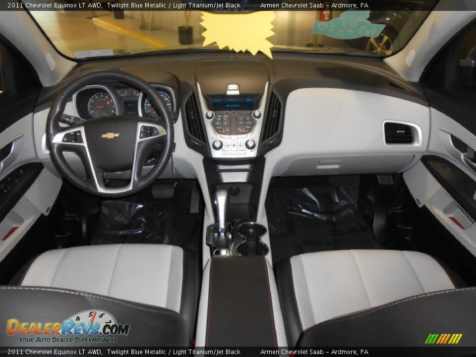 2011 Chevrolet Equinox LT AWD Twilight Blue Metallic / Light Titanium/Jet Black Photo #18