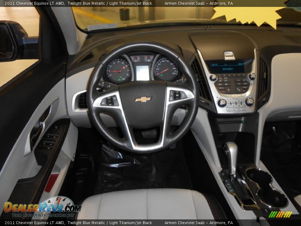 2011 Chevrolet Equinox LT AWD Twilight Blue Metallic / Light Titanium/Jet Black Photo #19