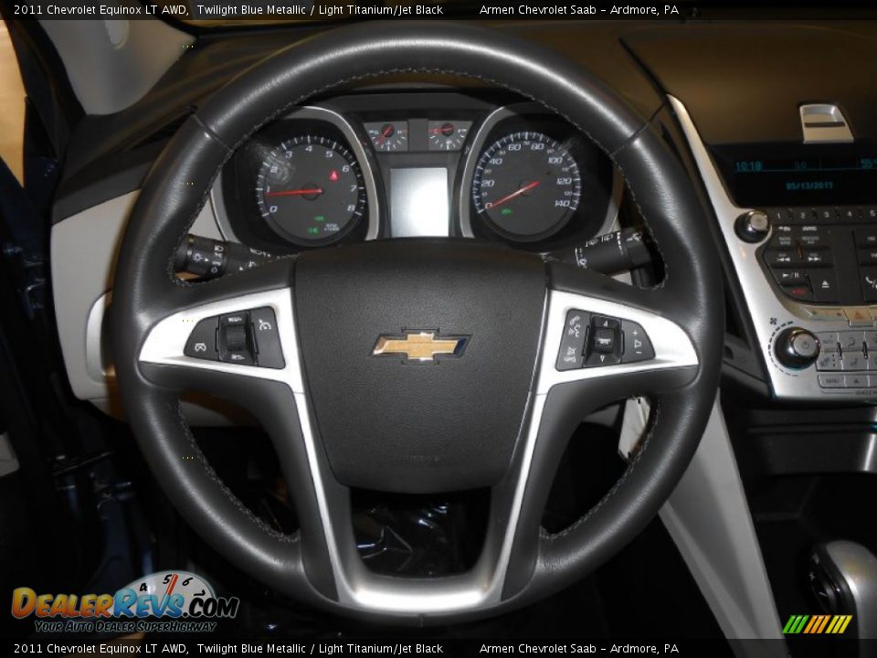 2011 Chevrolet Equinox LT AWD Twilight Blue Metallic / Light Titanium/Jet Black Photo #24