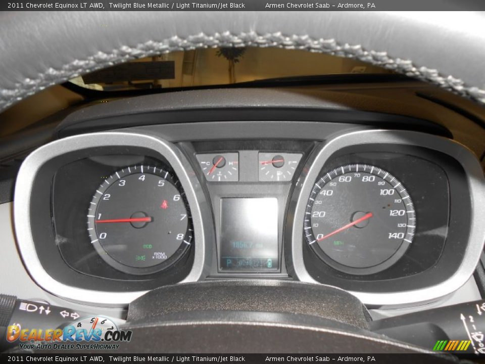 2011 Chevrolet Equinox LT AWD Twilight Blue Metallic / Light Titanium/Jet Black Photo #25