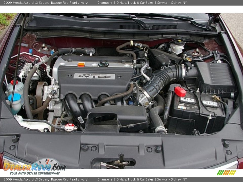 2009 Honda Accord LX Sedan 2.4 Liter DOHC 16-Valve i-VTEC 4 Cylinder Engine Photo #12