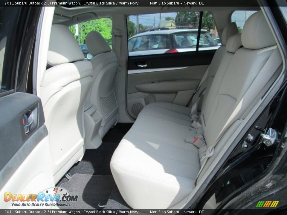 2011 Subaru Outback 2.5i Premium Wagon Crystal Black Silica / Warm Ivory Photo #20