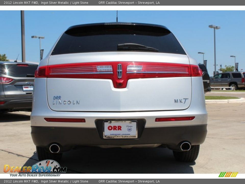 2012 Lincoln MKT FWD Ingot Silver Metallic / Light Stone Photo #8