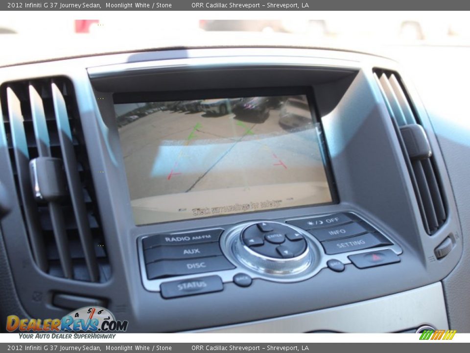 2012 Infiniti G 37 Journey Sedan Moonlight White / Stone Photo #27