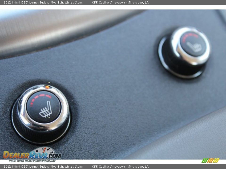 2012 Infiniti G 37 Journey Sedan Moonlight White / Stone Photo #28