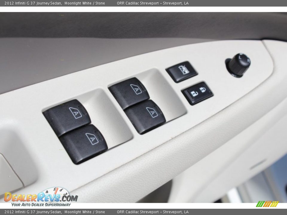 2012 Infiniti G 37 Journey Sedan Moonlight White / Stone Photo #30
