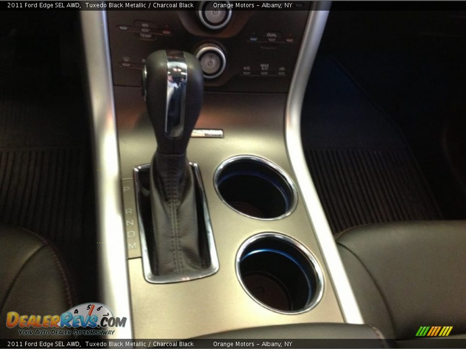 2011 Ford Edge SEL AWD Tuxedo Black Metallic / Charcoal Black Photo #14