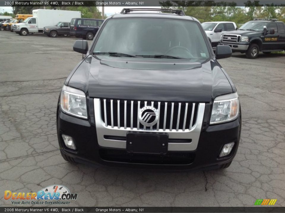2008 Mercury Mariner V6 4WD Black / Black Photo #7