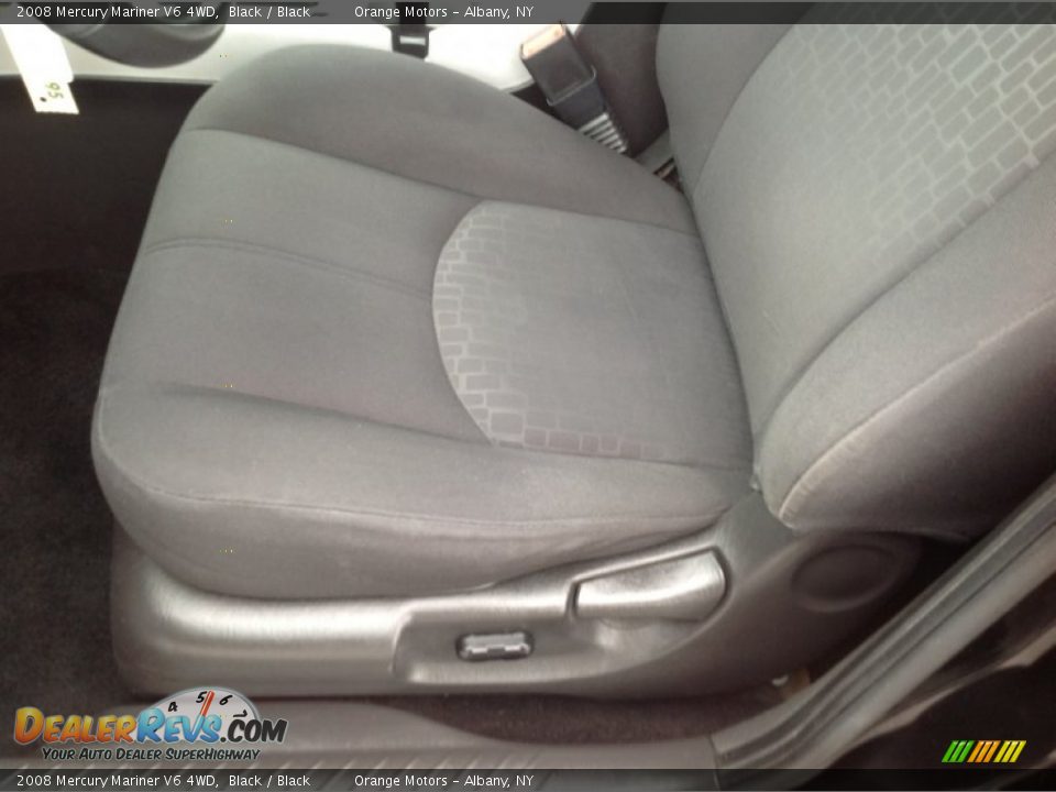 2008 Mercury Mariner V6 4WD Black / Black Photo #12