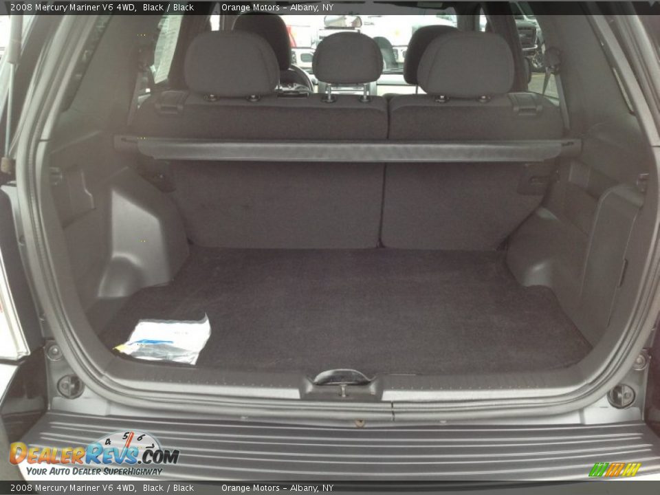 2008 Mercury Mariner V6 4WD Black / Black Photo #16