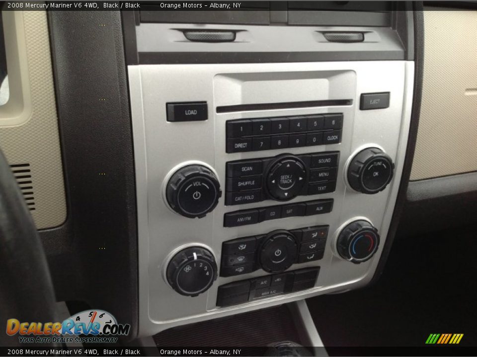 2008 Mercury Mariner V6 4WD Black / Black Photo #18