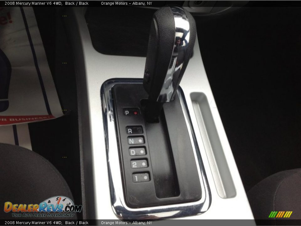 2008 Mercury Mariner V6 4WD Black / Black Photo #19