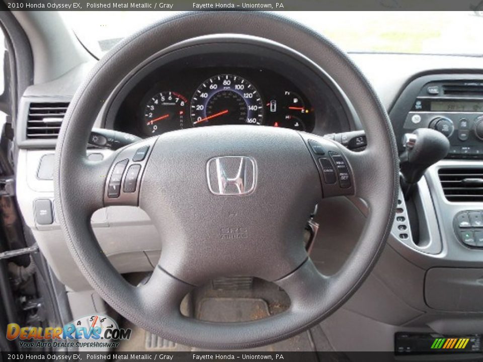 2010 Honda Odyssey EX Polished Metal Metallic / Gray Photo #13