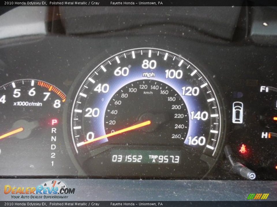 2010 Honda Odyssey EX Polished Metal Metallic / Gray Photo #20