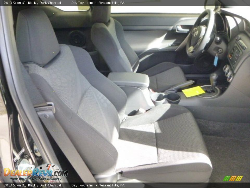 2013 Scion tC Black / Dark Charcoal Photo #9