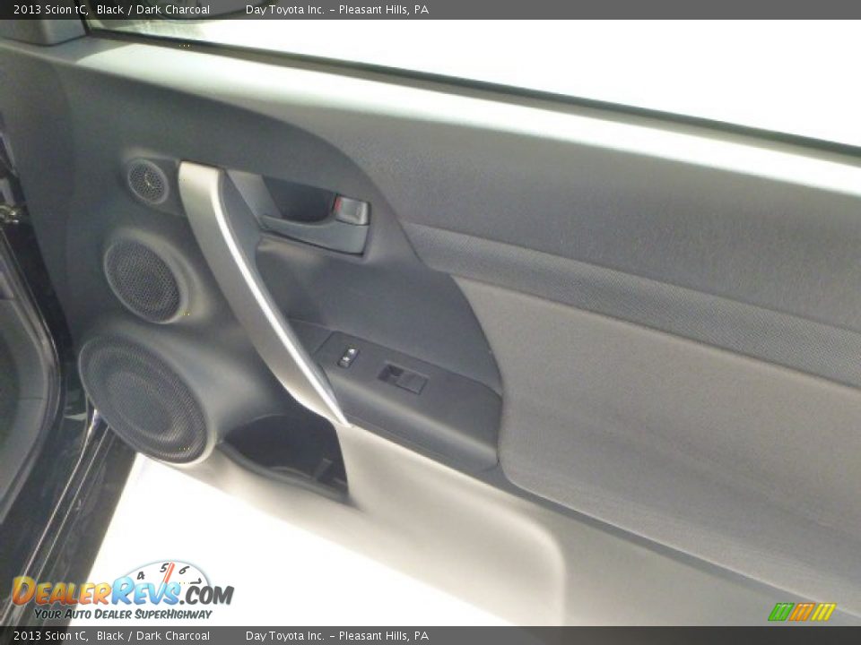 2013 Scion tC Black / Dark Charcoal Photo #11