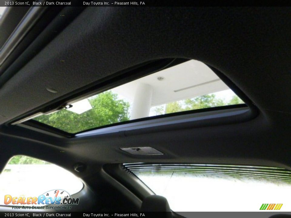 2013 Scion tC Black / Dark Charcoal Photo #14