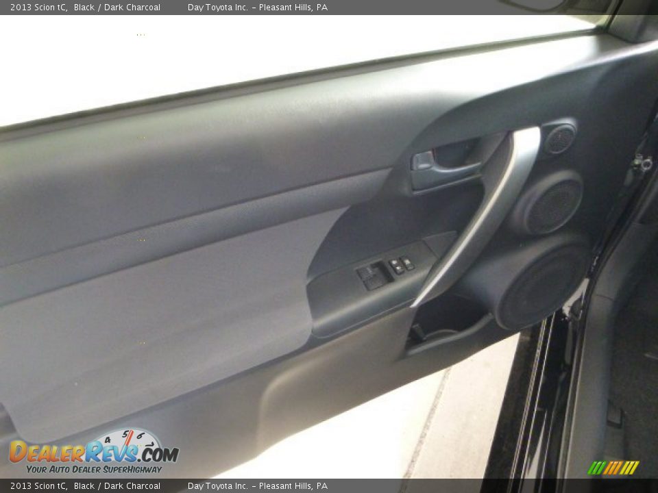 2013 Scion tC Black / Dark Charcoal Photo #16