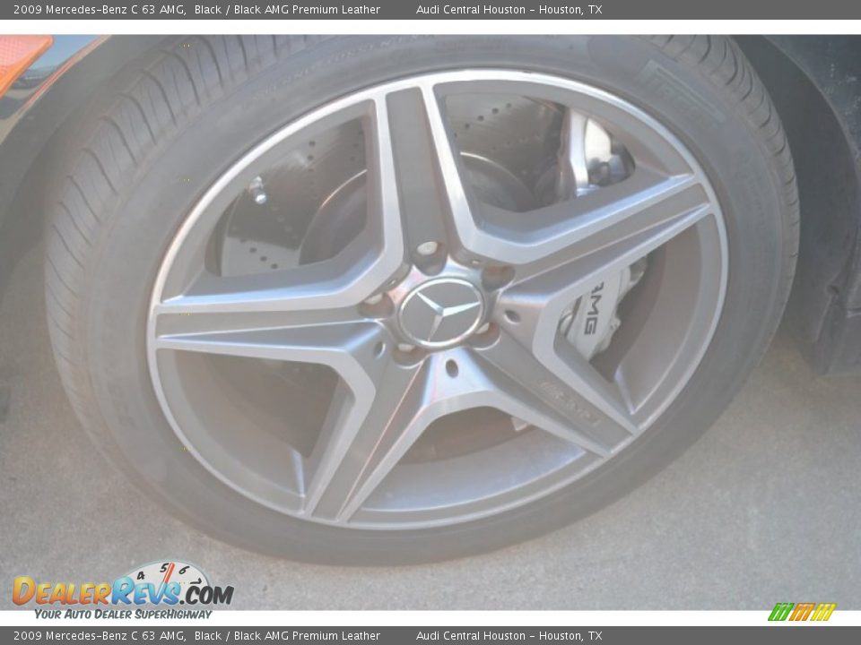 2009 Mercedes-Benz C 63 AMG Black / Black AMG Premium Leather Photo #4