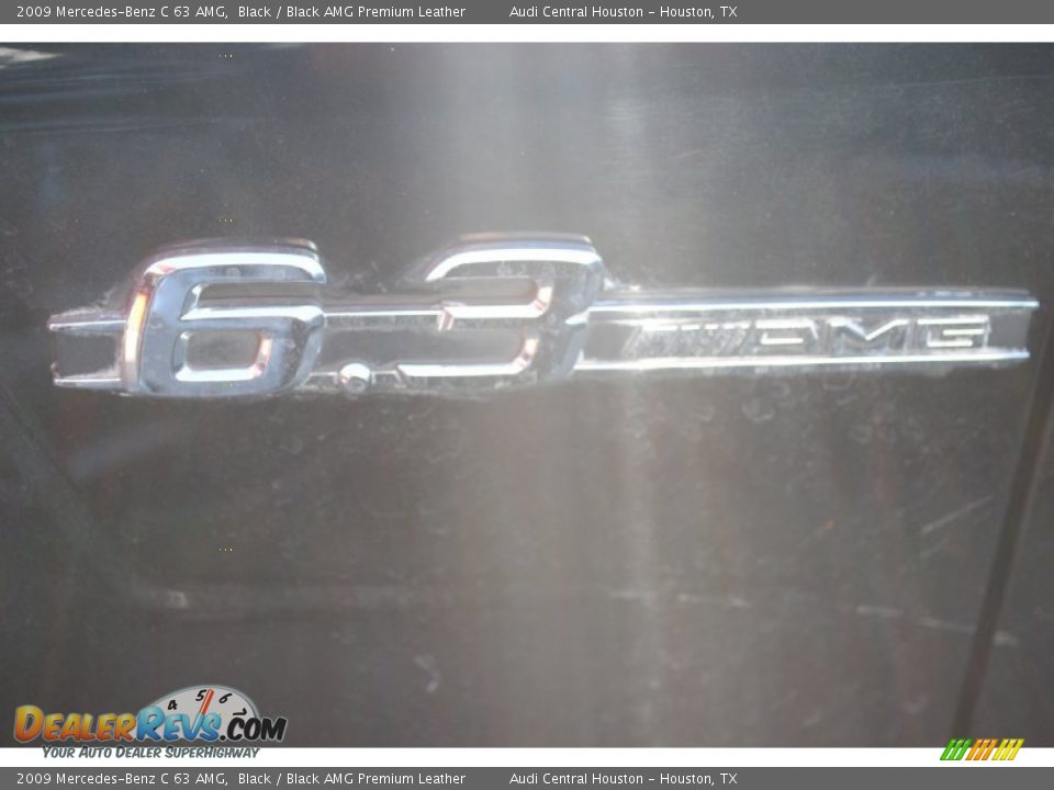 2009 Mercedes-Benz C 63 AMG Black / Black AMG Premium Leather Photo #5