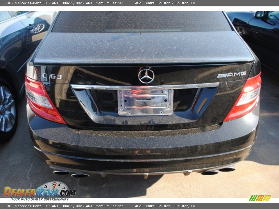 2009 Mercedes-Benz C 63 AMG Black / Black AMG Premium Leather Photo #7