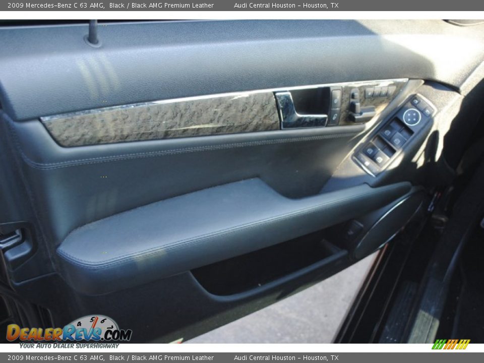 2009 Mercedes-Benz C 63 AMG Black / Black AMG Premium Leather Photo #10