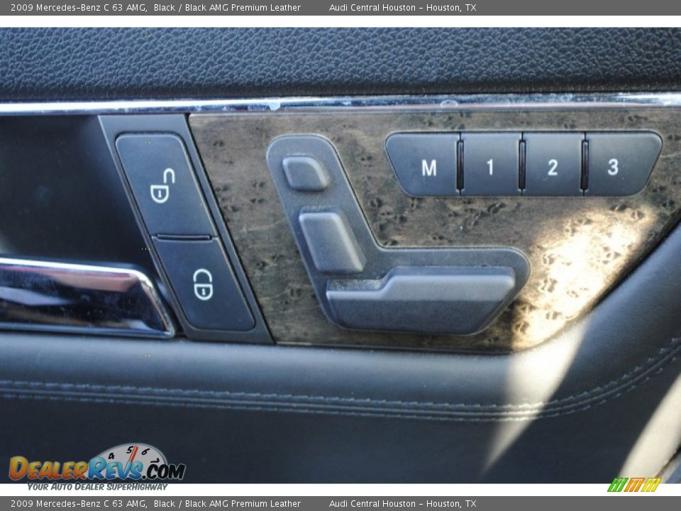 2009 Mercedes-Benz C 63 AMG Black / Black AMG Premium Leather Photo #13
