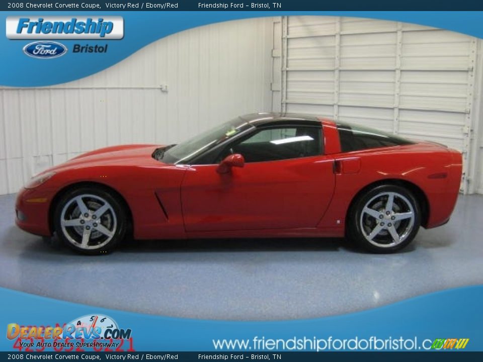 2008 Chevrolet Corvette Coupe Victory Red / Ebony/Red Photo #1