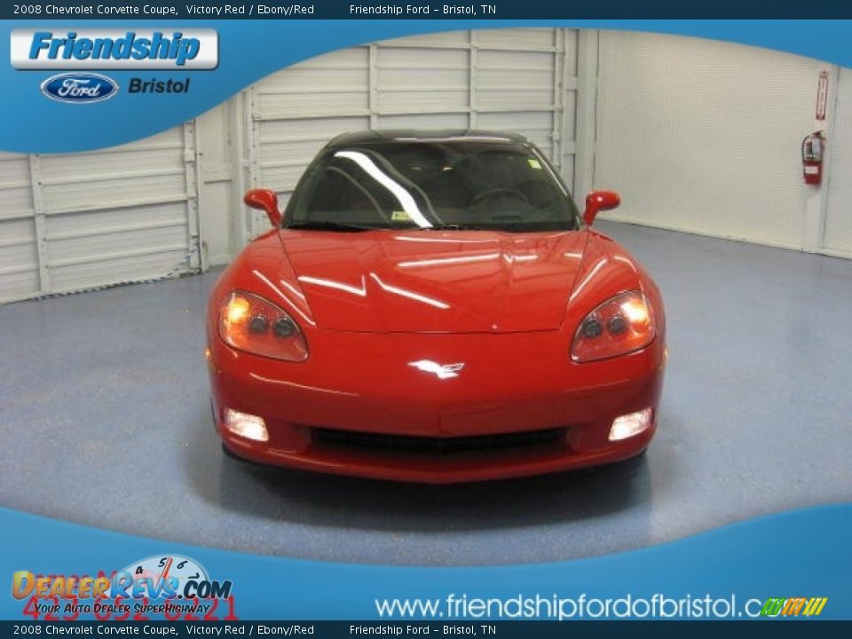 2008 Chevrolet Corvette Coupe Victory Red / Ebony/Red Photo #3