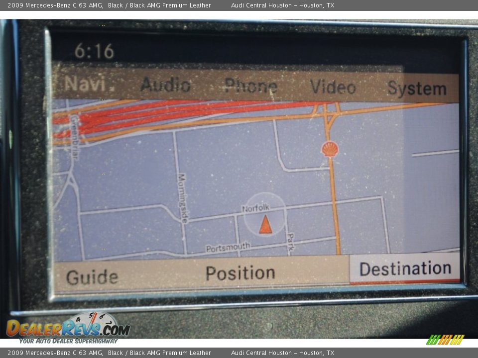 2009 Mercedes-Benz C 63 AMG Black / Black AMG Premium Leather Photo #17