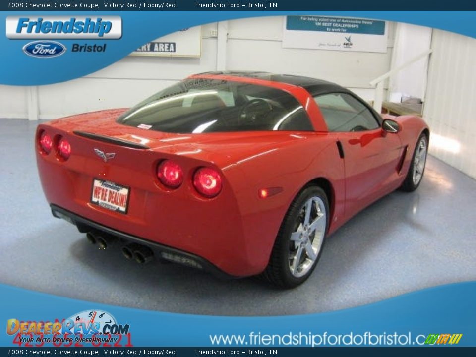 2008 Chevrolet Corvette Coupe Victory Red / Ebony/Red Photo #4