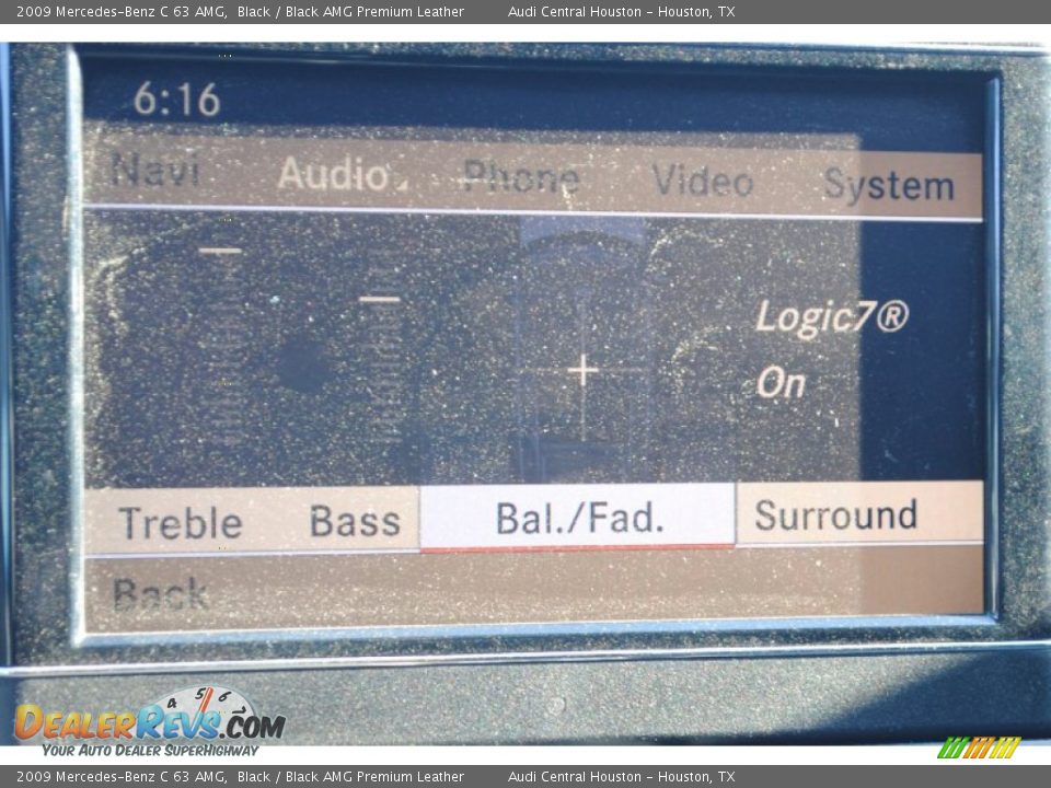 2009 Mercedes-Benz C 63 AMG Black / Black AMG Premium Leather Photo #18