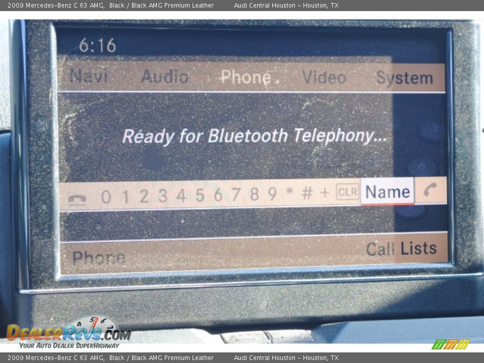 2009 Mercedes-Benz C 63 AMG Black / Black AMG Premium Leather Photo #19