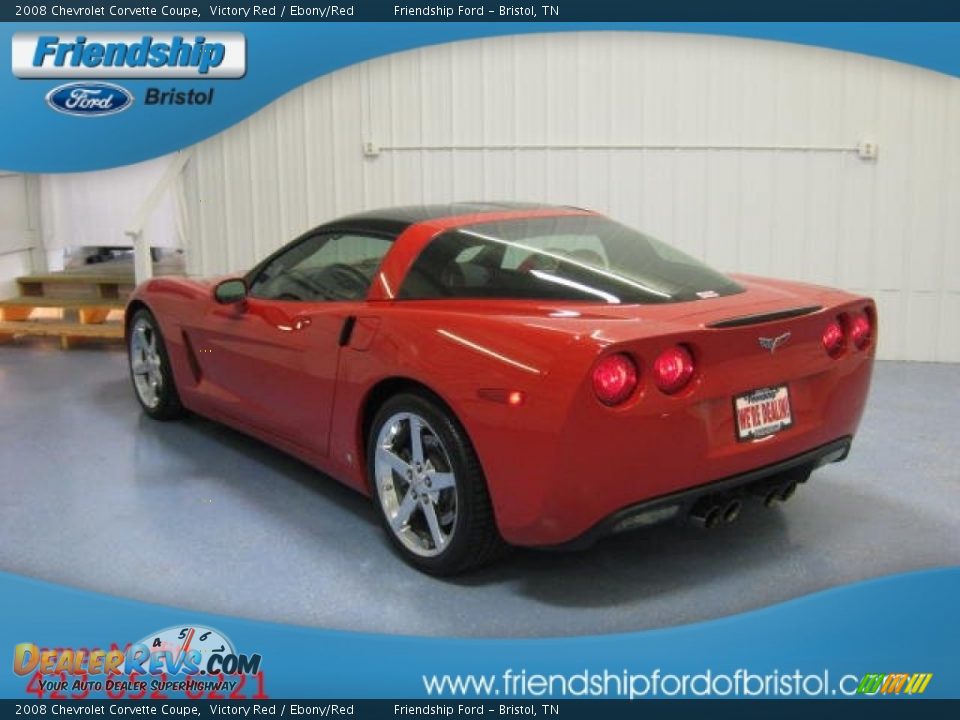 2008 Chevrolet Corvette Coupe Victory Red / Ebony/Red Photo #6