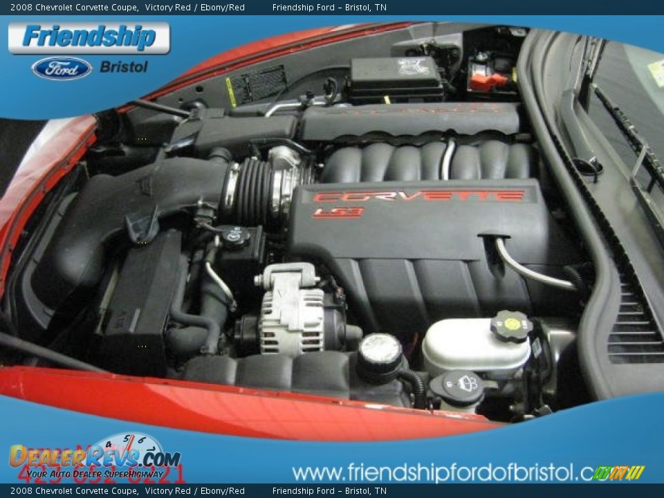 2008 Chevrolet Corvette Coupe Victory Red / Ebony/Red Photo #7