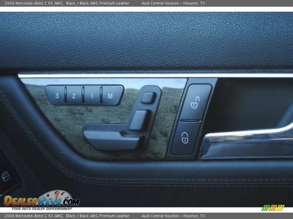2009 Mercedes-Benz C 63 AMG Black / Black AMG Premium Leather Photo #22