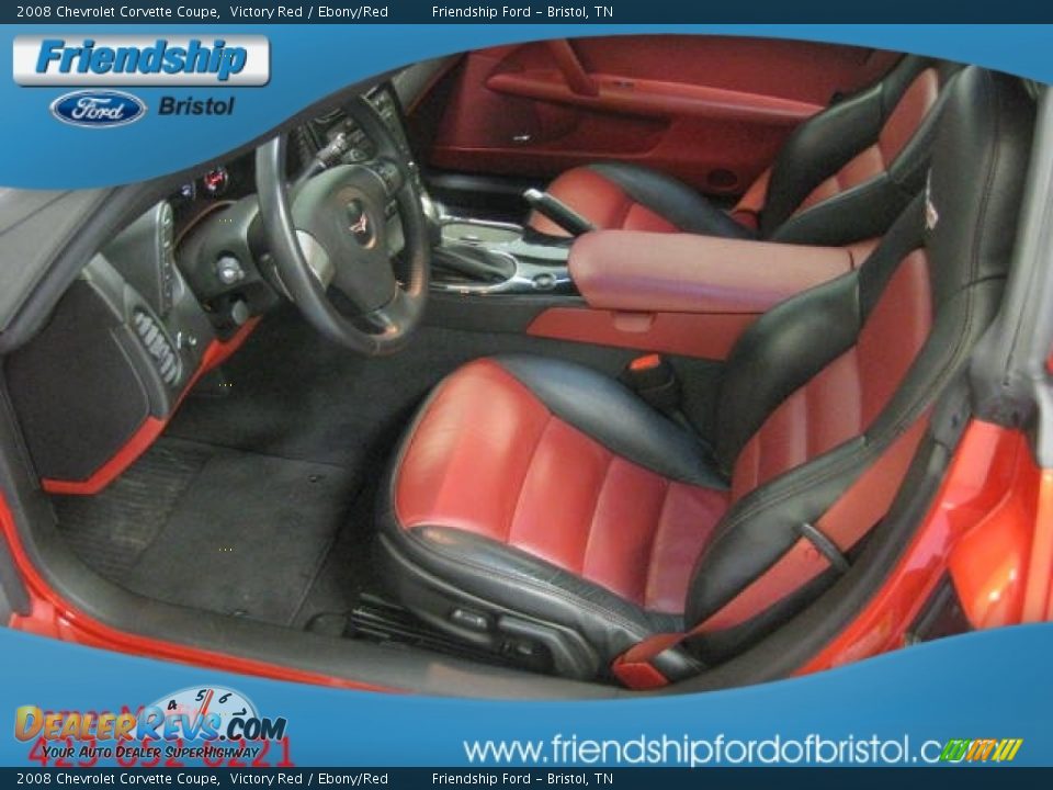 2008 Chevrolet Corvette Coupe Victory Red / Ebony/Red Photo #9