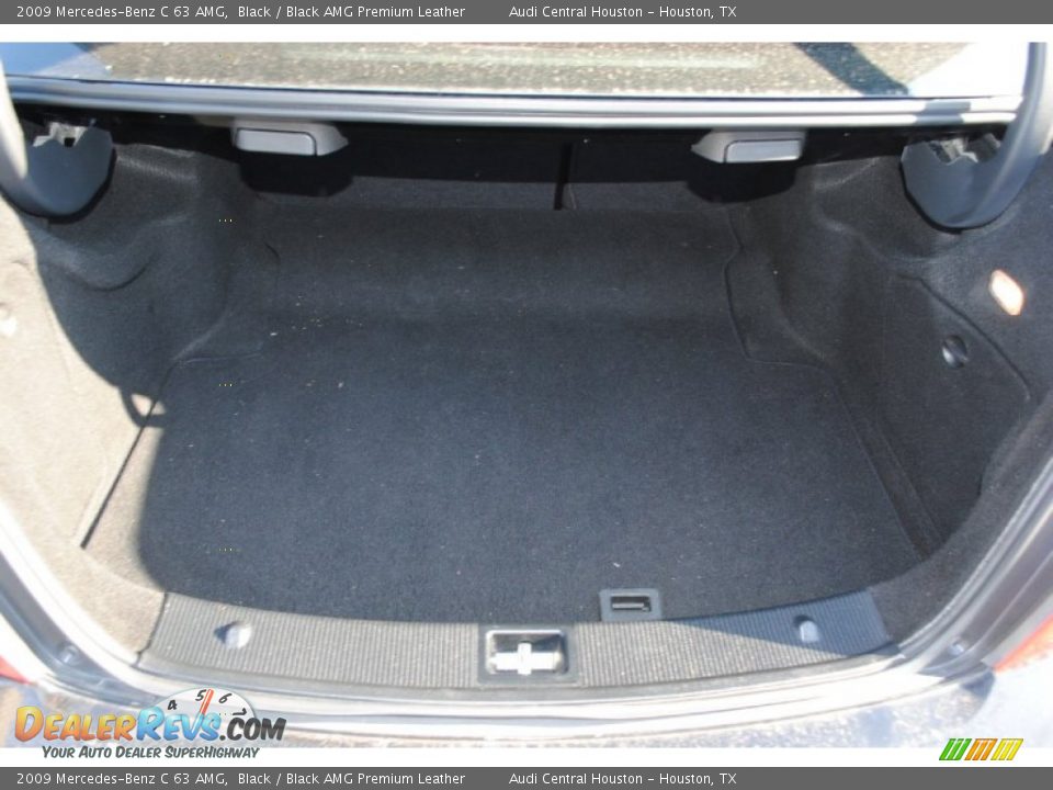 2009 Mercedes-Benz C 63 AMG Black / Black AMG Premium Leather Photo #24