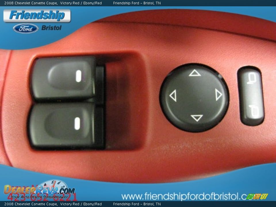2008 Chevrolet Corvette Coupe Victory Red / Ebony/Red Photo #12