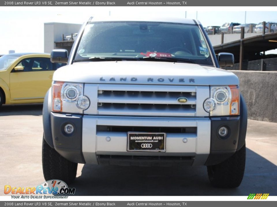 2008 Land Rover LR3 V8 SE Zermatt Silver Metallic / Ebony Black Photo #2