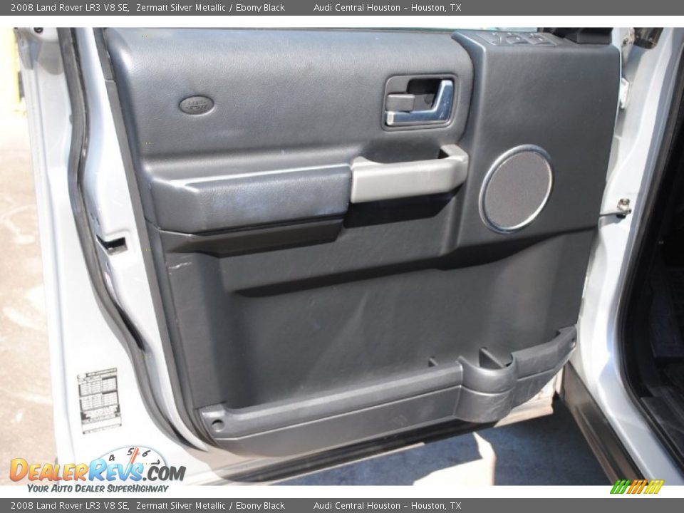 2008 Land Rover LR3 V8 SE Zermatt Silver Metallic / Ebony Black Photo #11