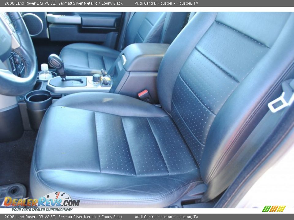 2008 Land Rover LR3 V8 SE Zermatt Silver Metallic / Ebony Black Photo #14
