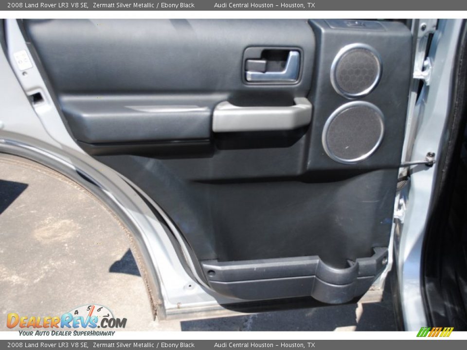 2008 Land Rover LR3 V8 SE Zermatt Silver Metallic / Ebony Black Photo #18