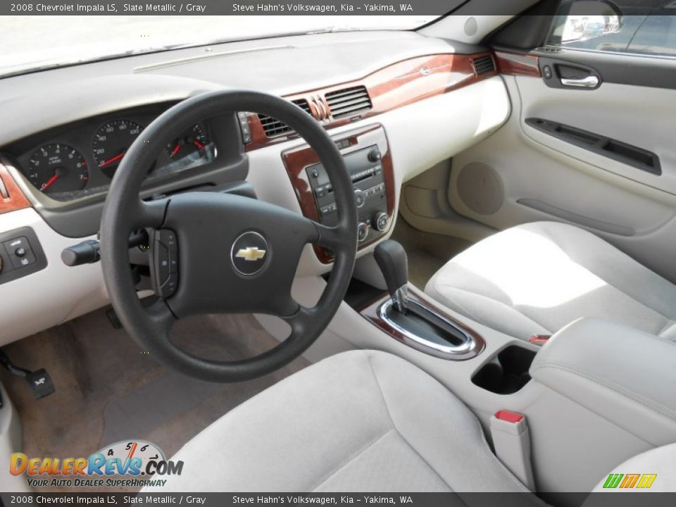 Gray Interior - 2008 Chevrolet Impala LS Photo #11